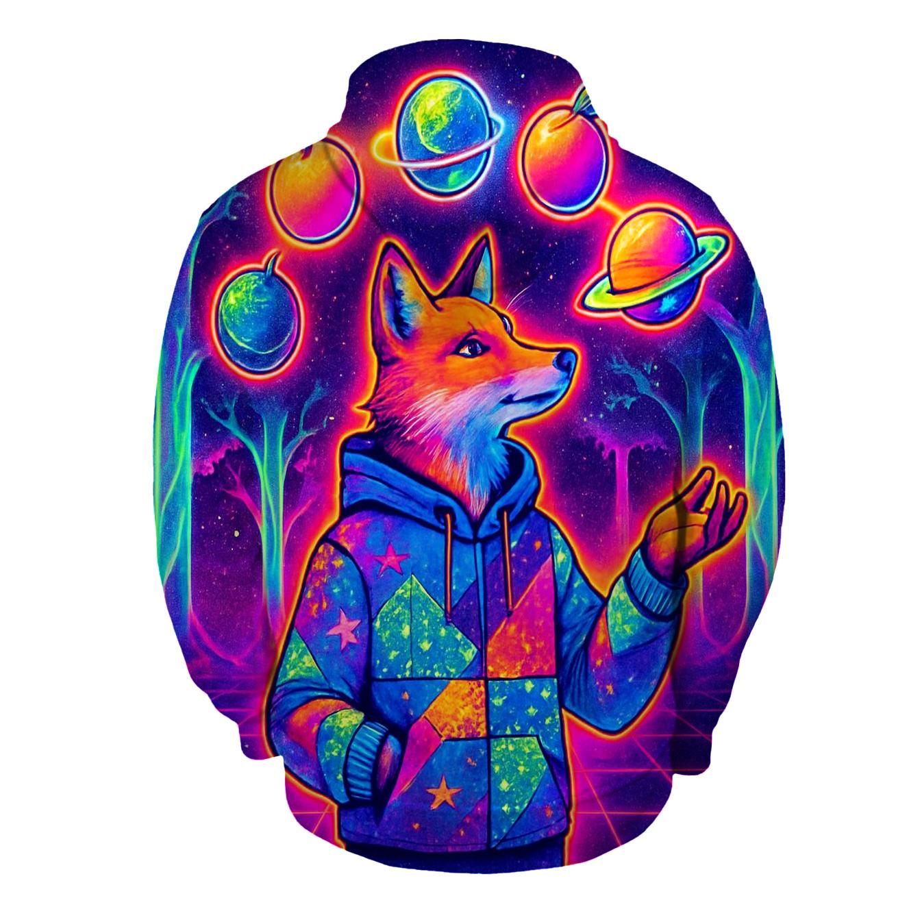 Neon Orchard Mirage graphic hoodies