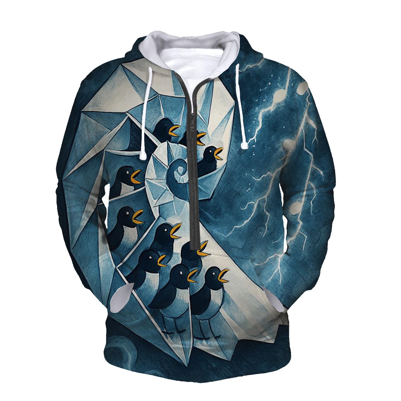 Paper Nautilus Storm Choir custom hoodies