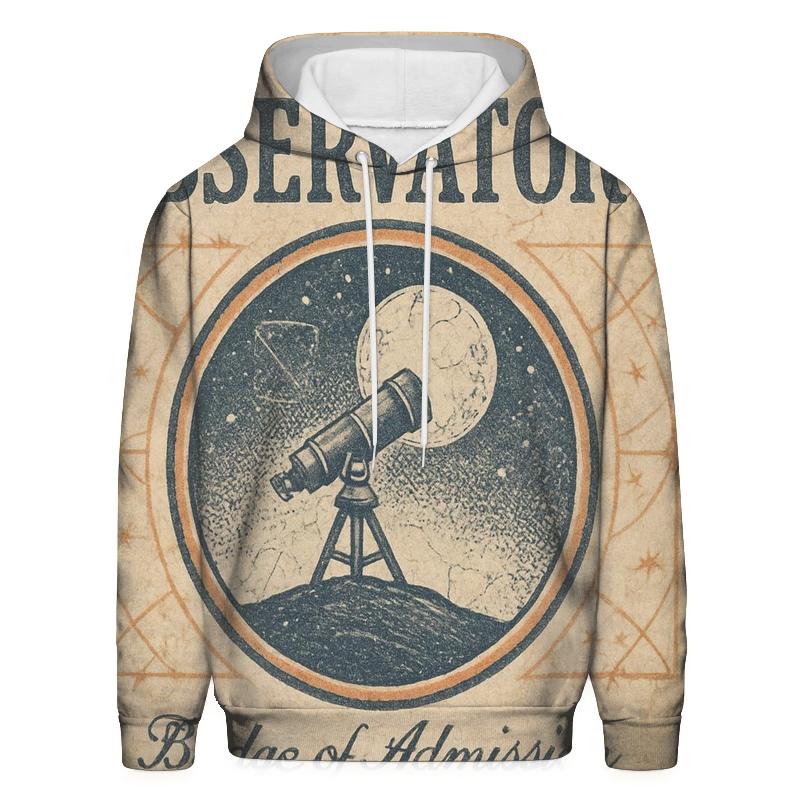 Vintage Moonshine Observatory Label hoodie trends