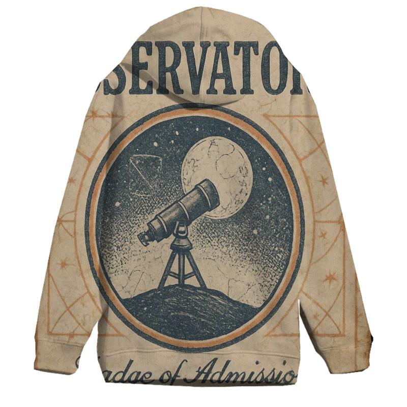 Vintage Moonshine Observatory Label hoodie trends