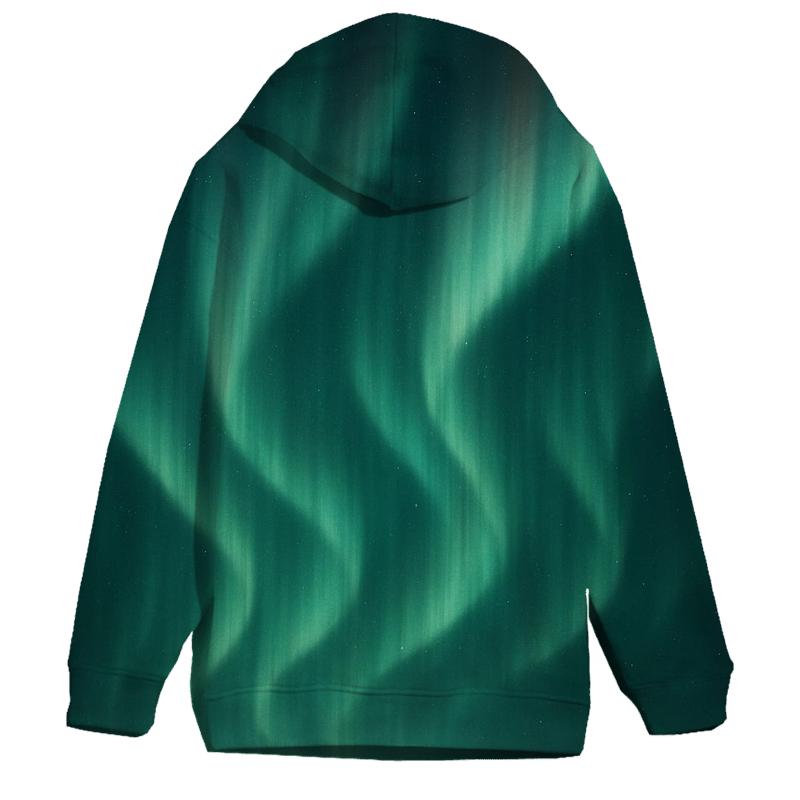 Aurora Curtain Over Polar Limb hoodie styles