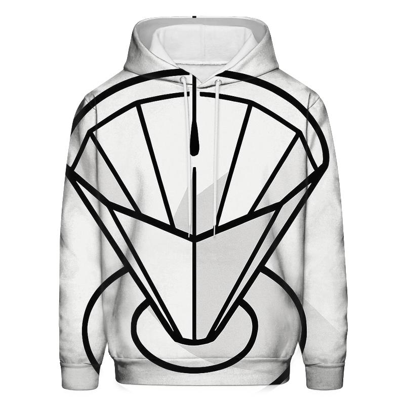 Filter Fold Geometry custom hoodies