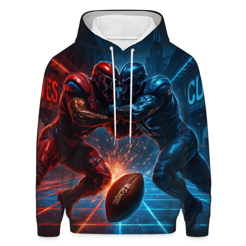 Neon Trainyard Gridiron Clash Braves Versus Cubs hoodie trends