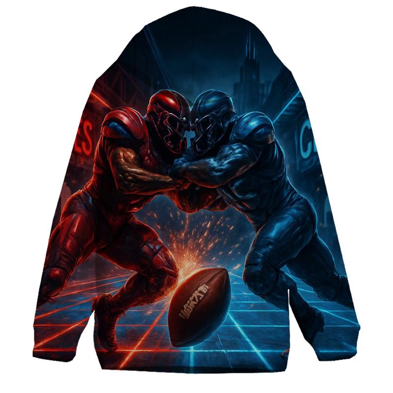 Neon Trainyard Gridiron Clash Braves Versus Cubs hoodie trends