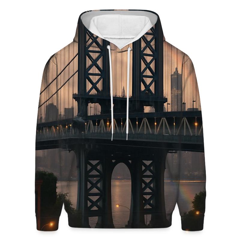Storm Light Over The Manhattan Bridge hoodie trends