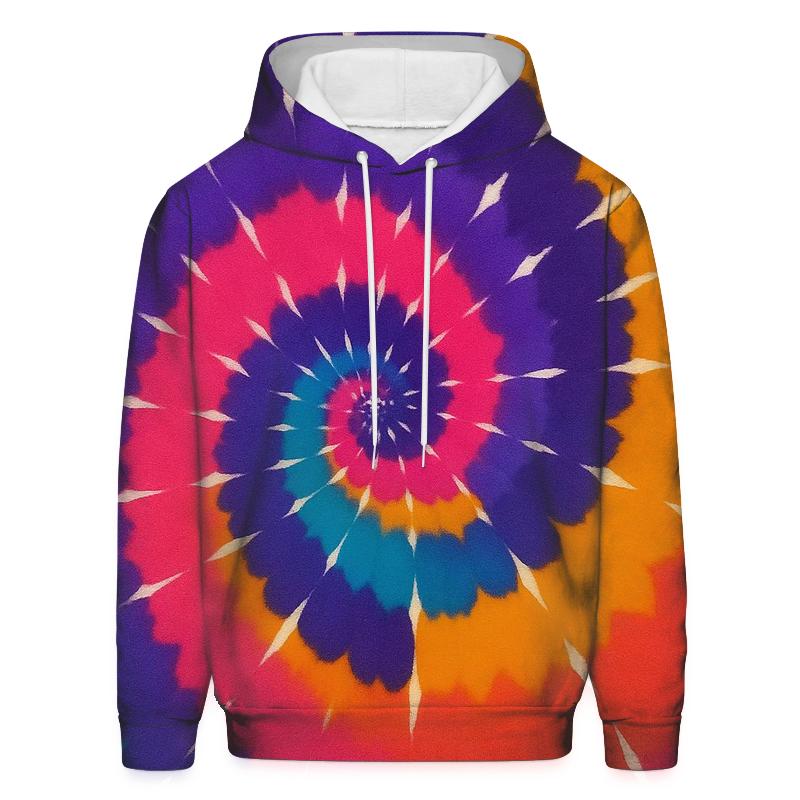 Nebula Spiral Overdye Whirlpool designer hoodies