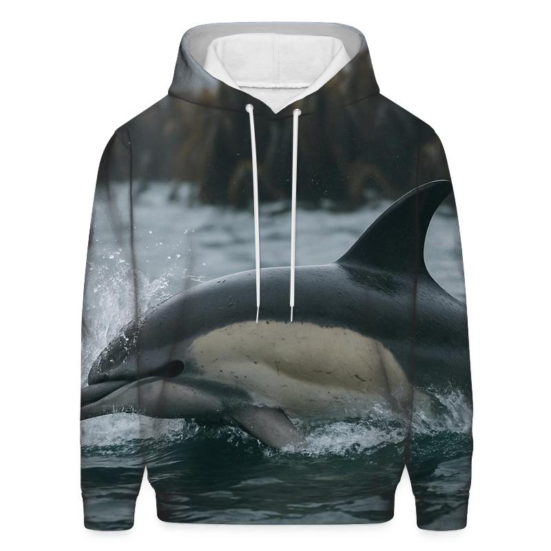 Kelp Corridor Pursuit Common Dolphin lightweight hoodies