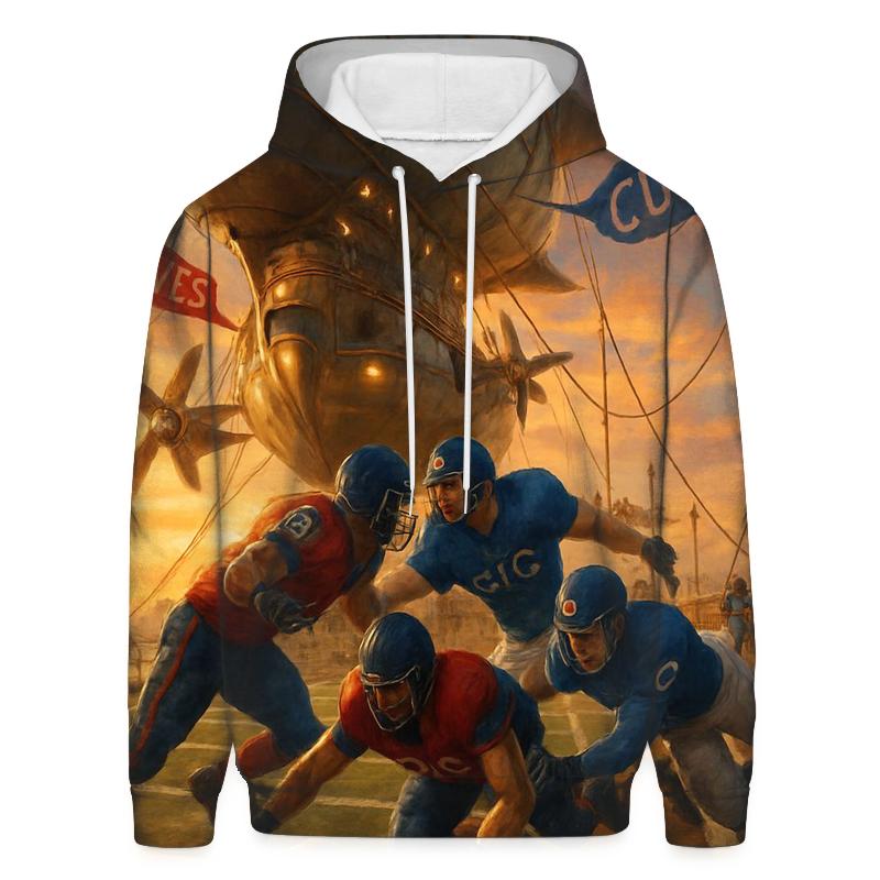Sky Harbor Airship Stadium Battle Braves Versus Cubs graphic hoodies