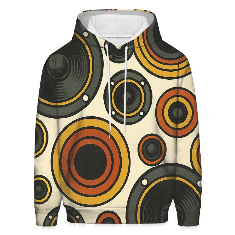 Analog HiFi Speaker Rings premium hoodies