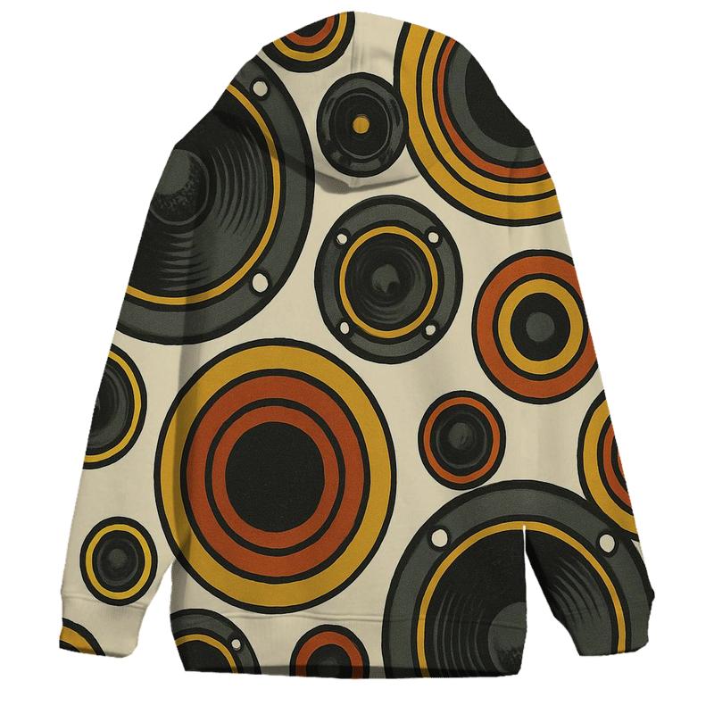 Analog HiFi Speaker Rings premium hoodies