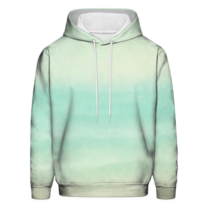 Sea Glass Mint Wash zip-up hoodies