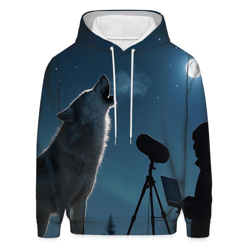 Night Howl Measured By Bioacoustics Team lightweight hoodies