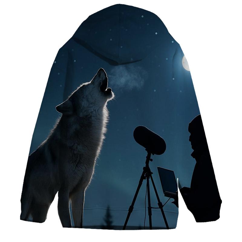 Night Howl Measured By Bioacoustics Team lightweight hoodies