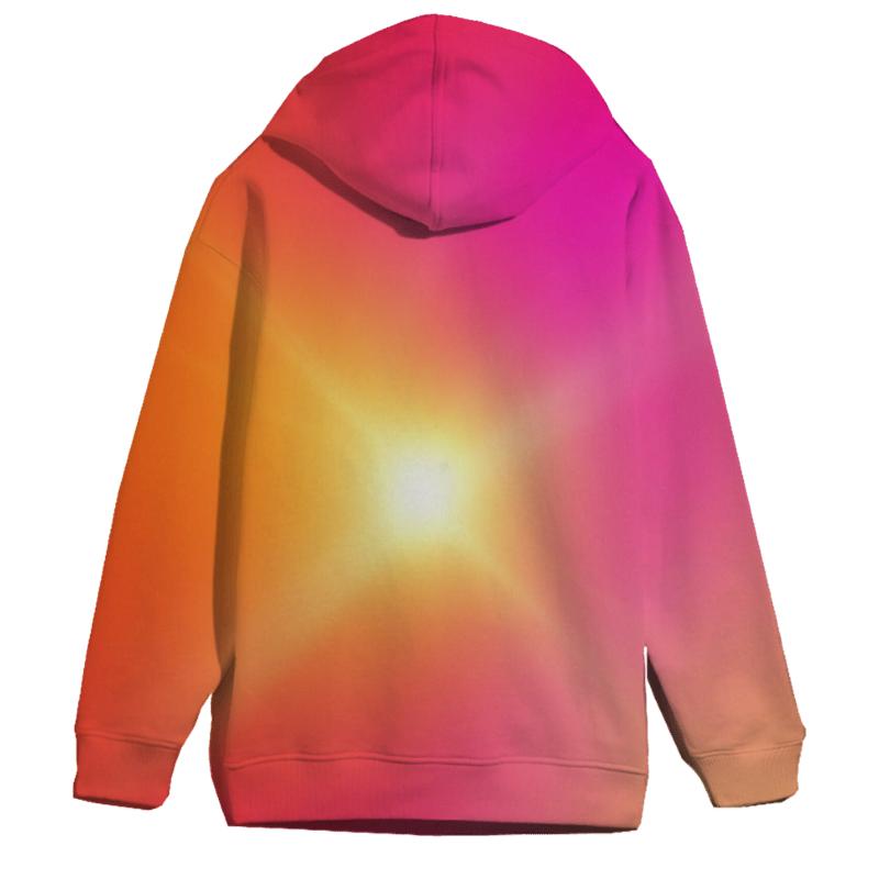 Solar Flare Tangerine Fade heavyweight hoodies