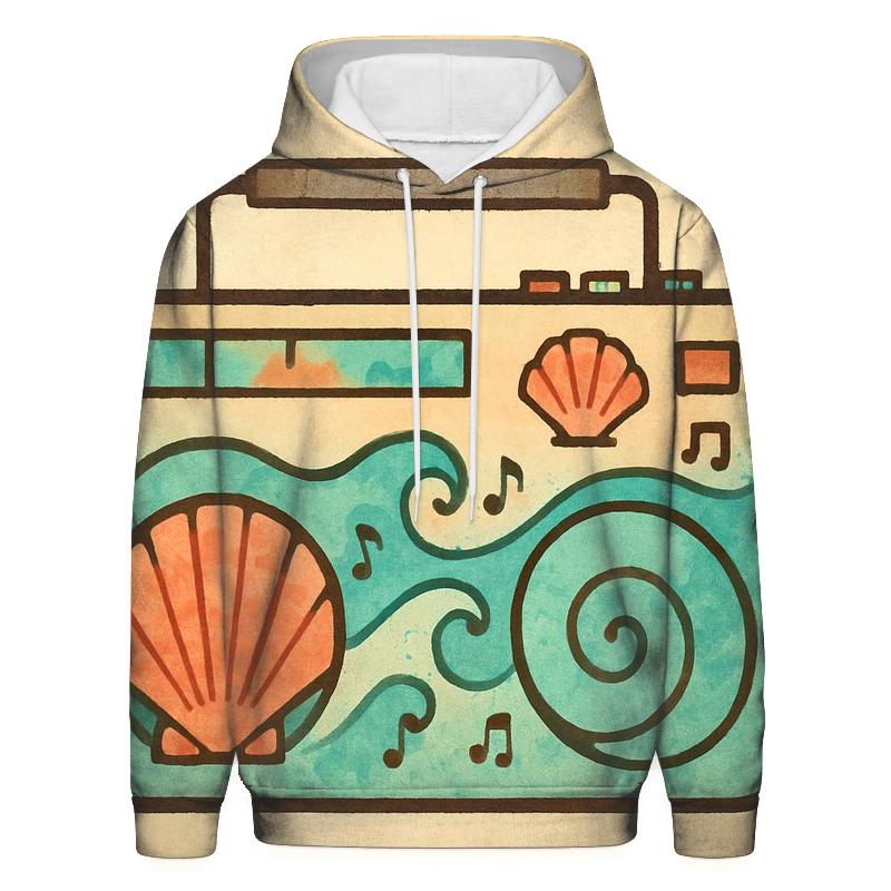 Boombox Tidepool Collage hoodie designs