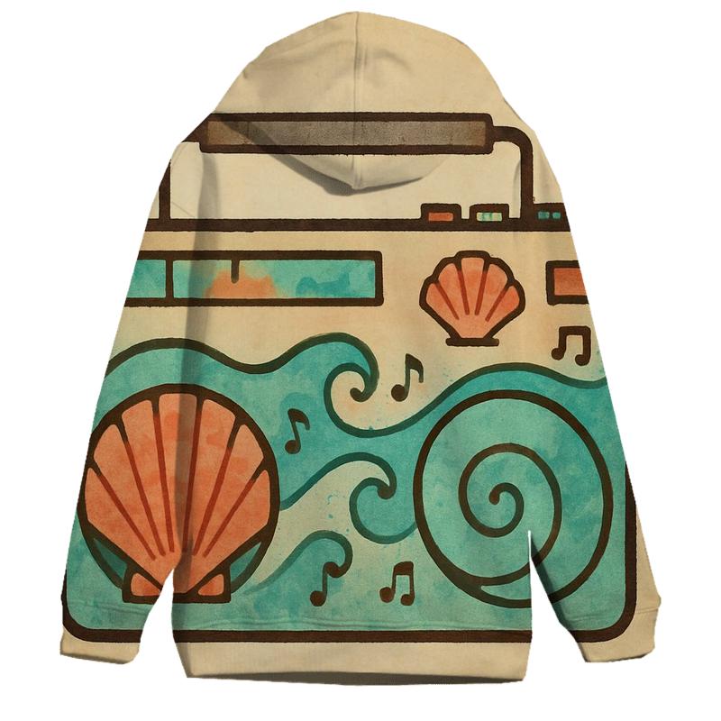 Boombox Tidepool Collage hoodie designs
