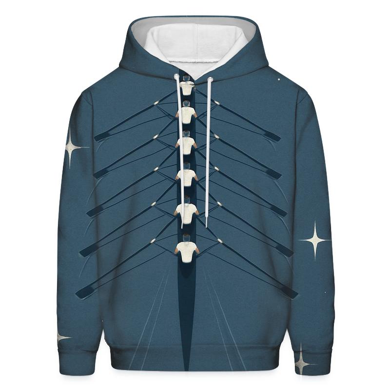 Starlit Rowing Eight Synchrony pullover hoodies