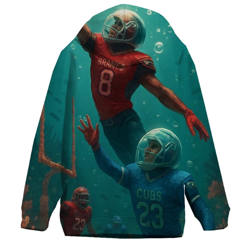Underwater Coral Gridiron Braves Versus Cubs hoodie trends