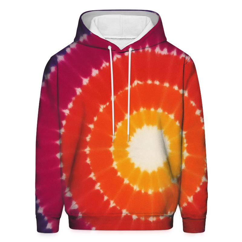 Bullseye Supernova Off Center Burst graphic hoodies