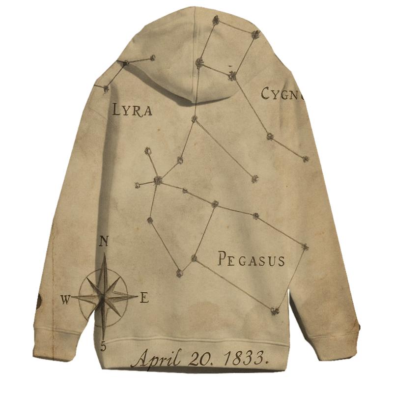 Antique Astronomy Field Notes Page hoodie styles