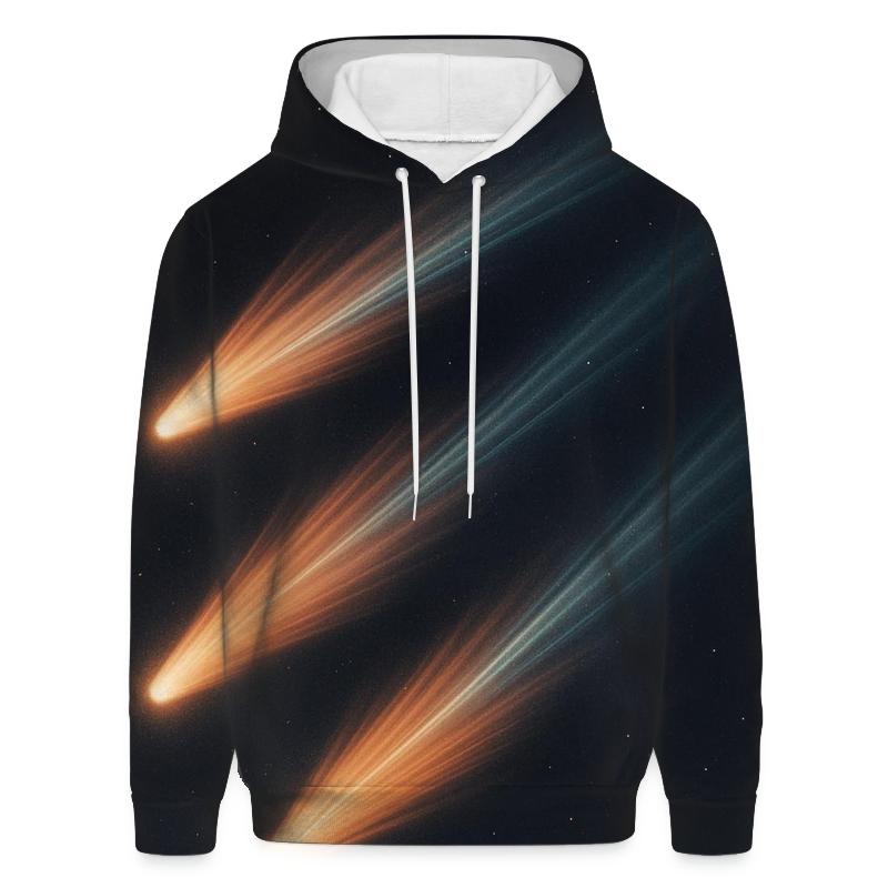 Comet Trail Fan And Ion Streaks premium hoodies