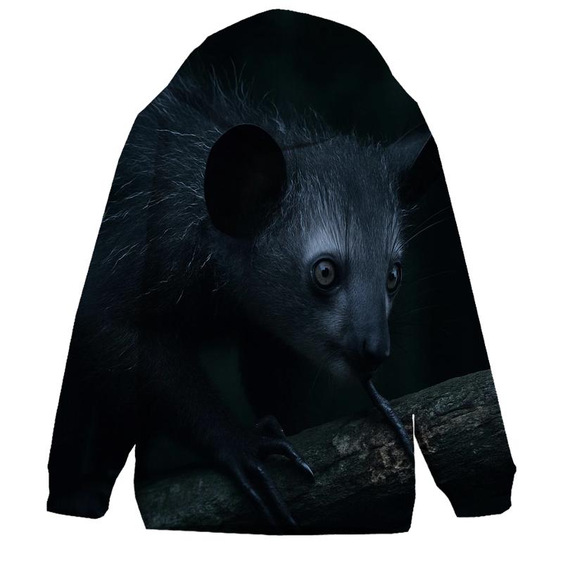 Midnight Forager Aye Aye zip-up hoodies