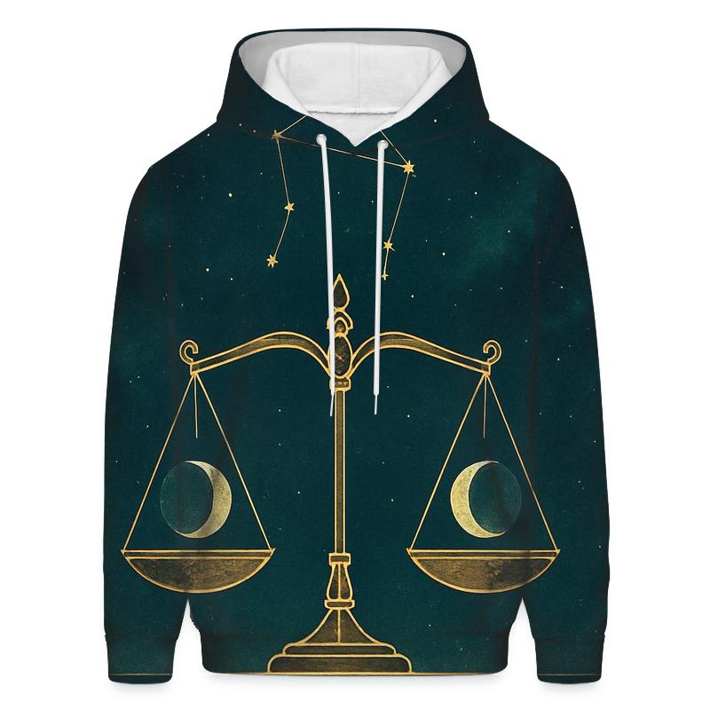 Libra Equinox Balance Moon Phases hoodies fashion
