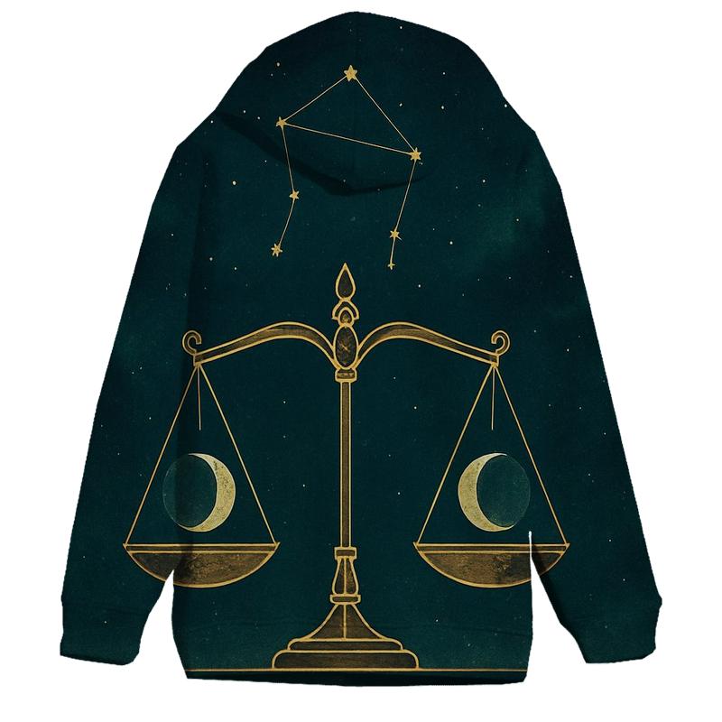 Libra Equinox Balance Moon Phases hoodies fashion