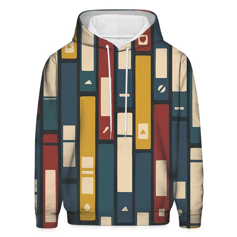 VHS Rental Shelf Stripes hoodie trends