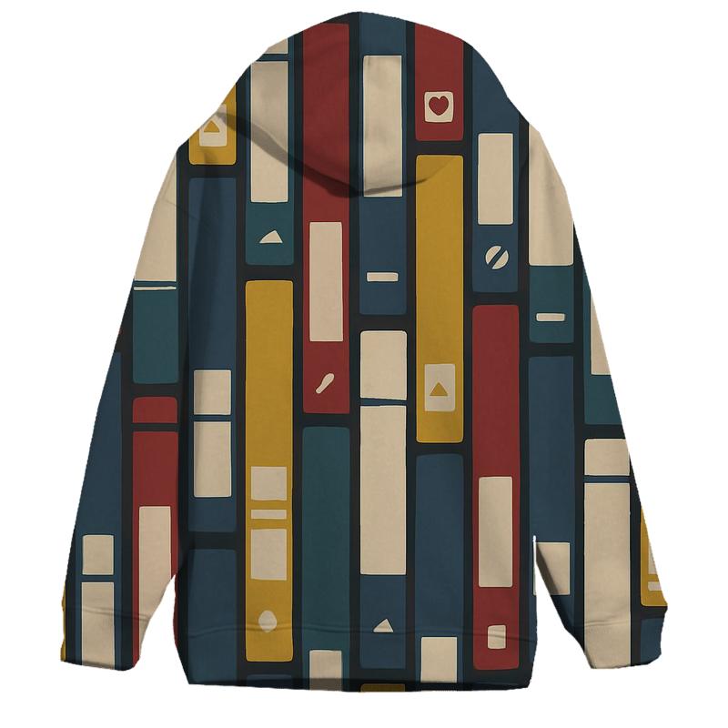 VHS Rental Shelf Stripes hoodie trends