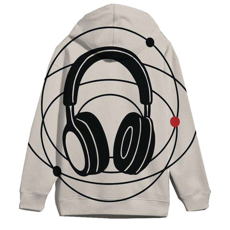 Headphones Orbit Diagram hoodie designs