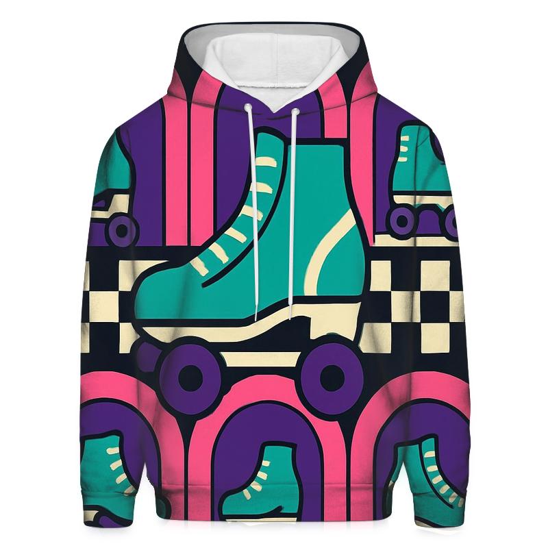 Roller Rink Neon Arches hoodie designs