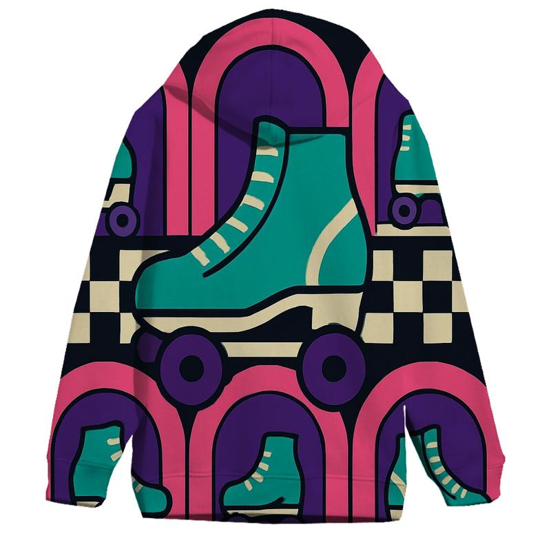 Roller Rink Neon Arches hoodie designs