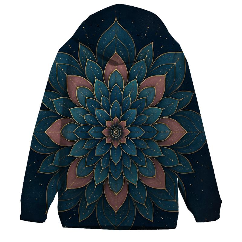 Starlit Mandala Bloom hoodie designs