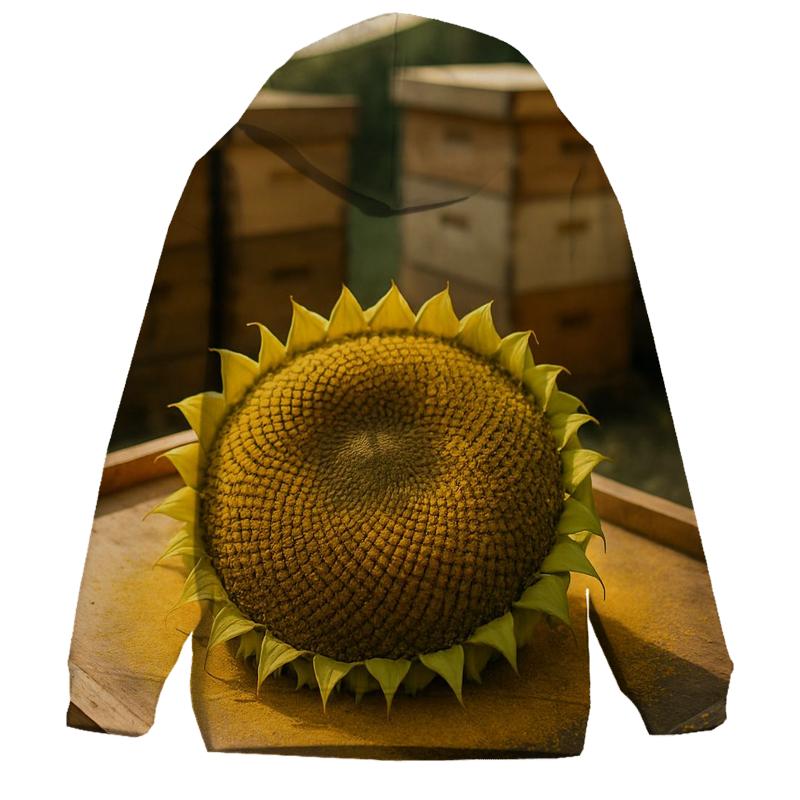 Sunflower Pollen Rings On A Beekeeper Inspection Tray designer hoodies