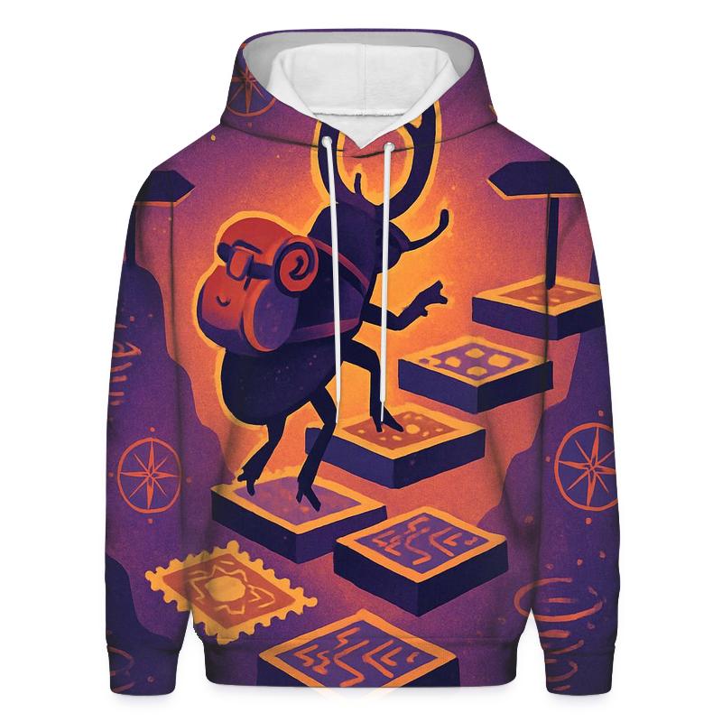 Astral Backpacker Beetle printed hoodies