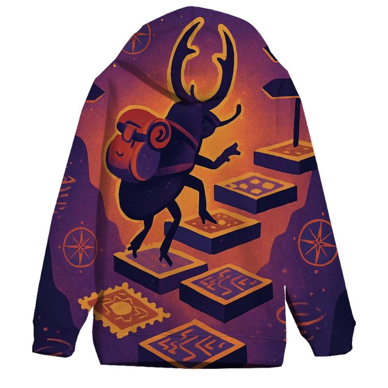 Astral Backpacker Beetle printed hoodies