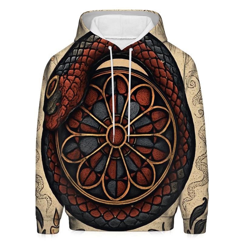 Cathedral Rose Ouroboros custom hoodies