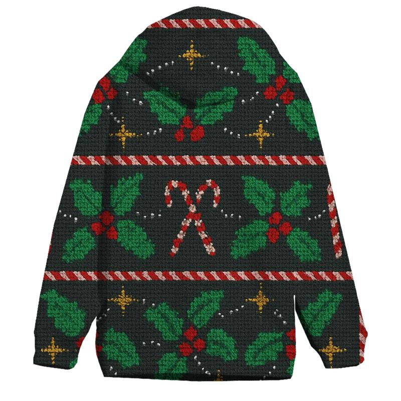 Holly Star Map Tapestry Design pullover hoodies