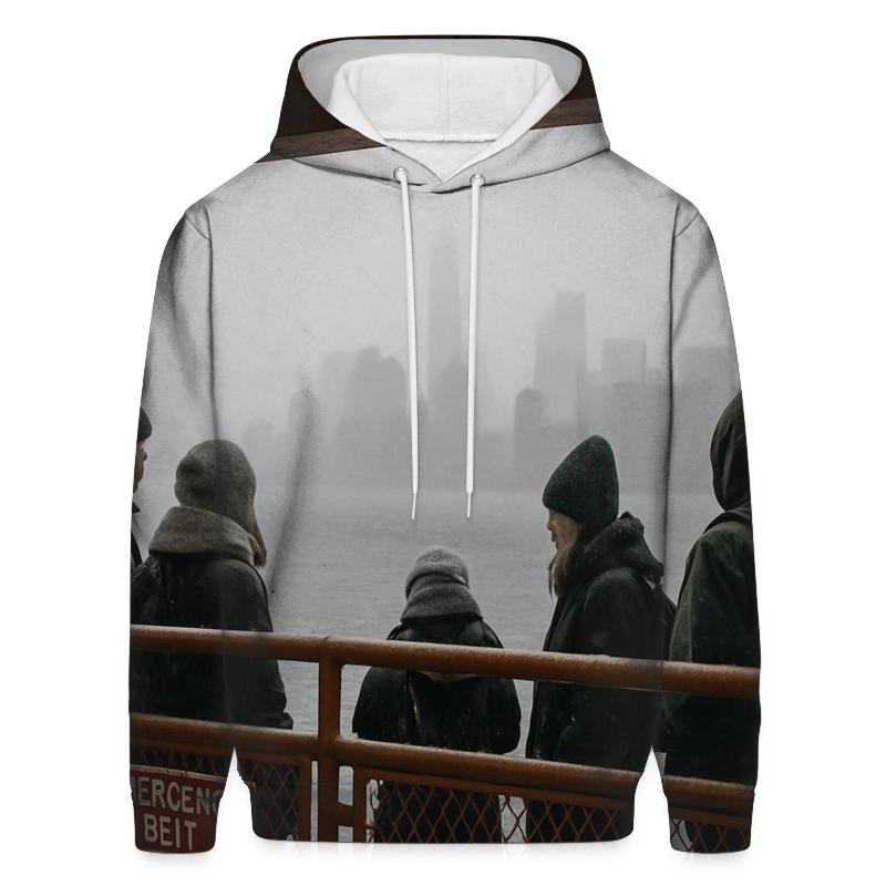 Snow Squall From A Staten Island Ferry Deck hoodie trends