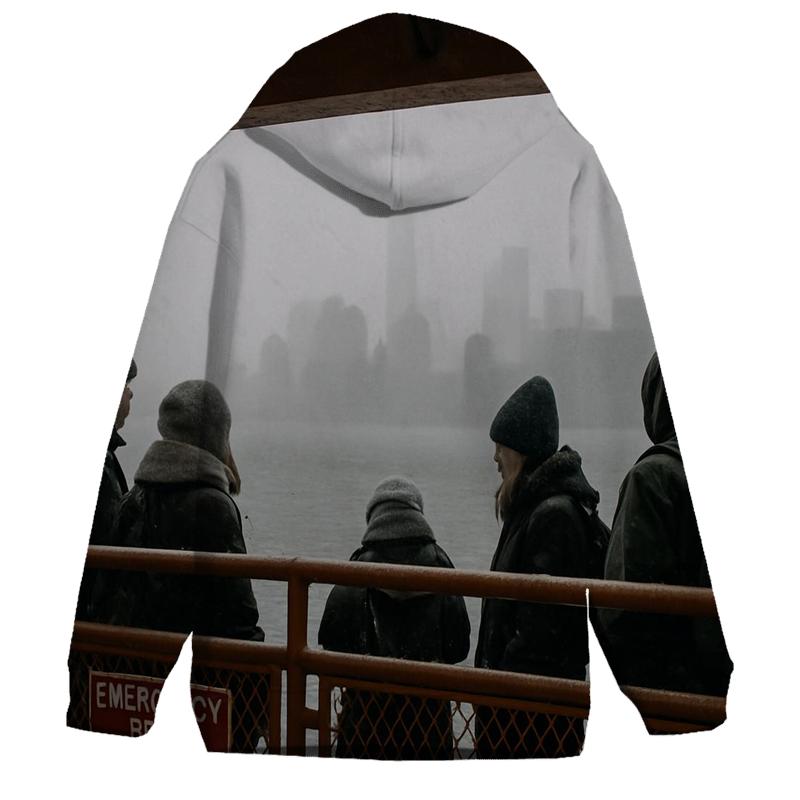 Snow Squall From A Staten Island Ferry Deck hoodie trends