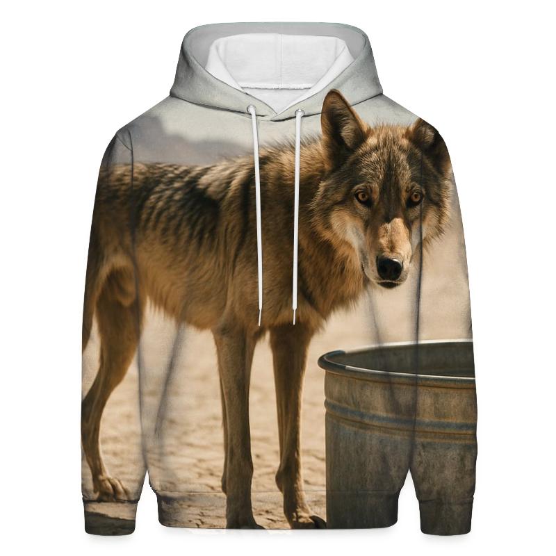 Heat Haze Standoff At Desert Water Trough designer hoodies