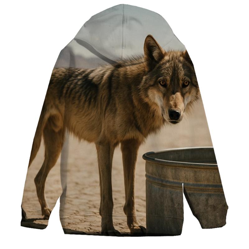 Heat Haze Standoff At Desert Water Trough designer hoodies