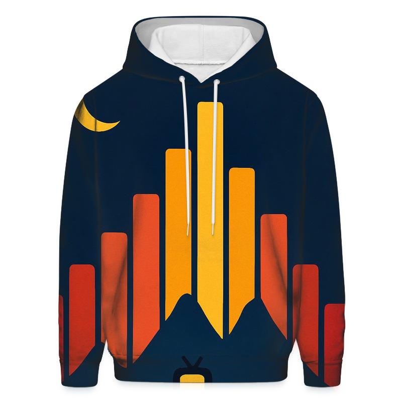 Equalizer Mountain Silhouette lightweight hoodies