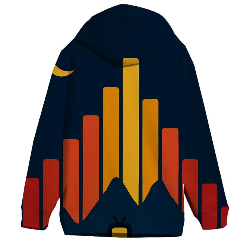 Equalizer Mountain Silhouette lightweight hoodies