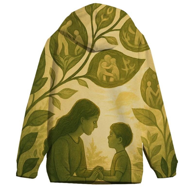 The Garden She Grows In Us Lessons That Bloom Slowly embroidered hoodies