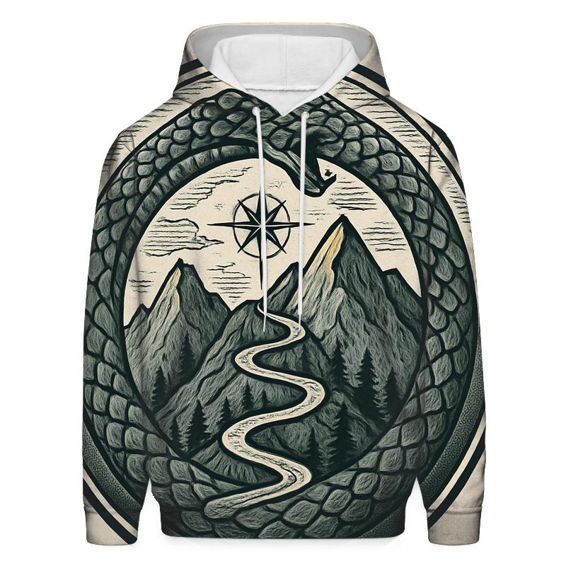 Mountain Switchback Ouroboros lightweight hoodies