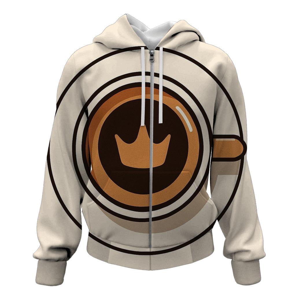 Copper Crema Crest pullover hoodies