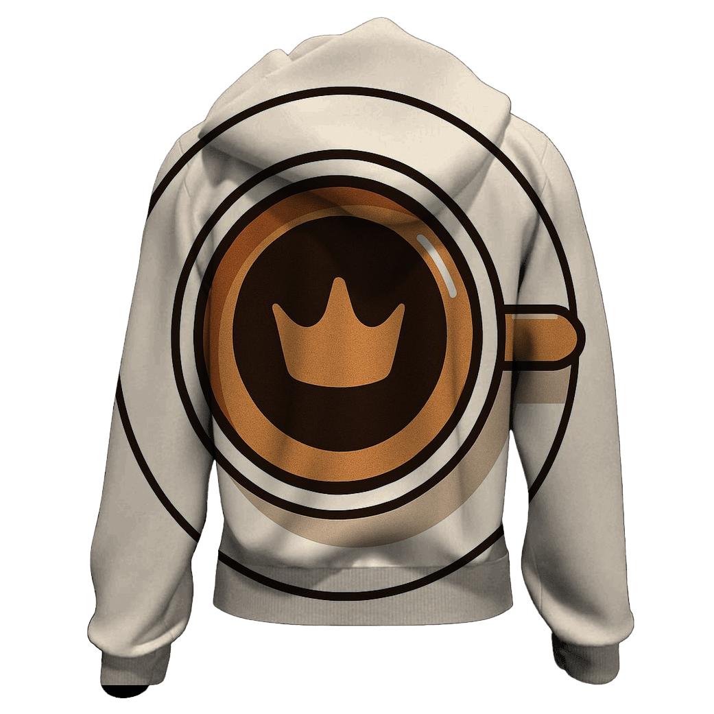 Copper Crema Crest pullover hoodies