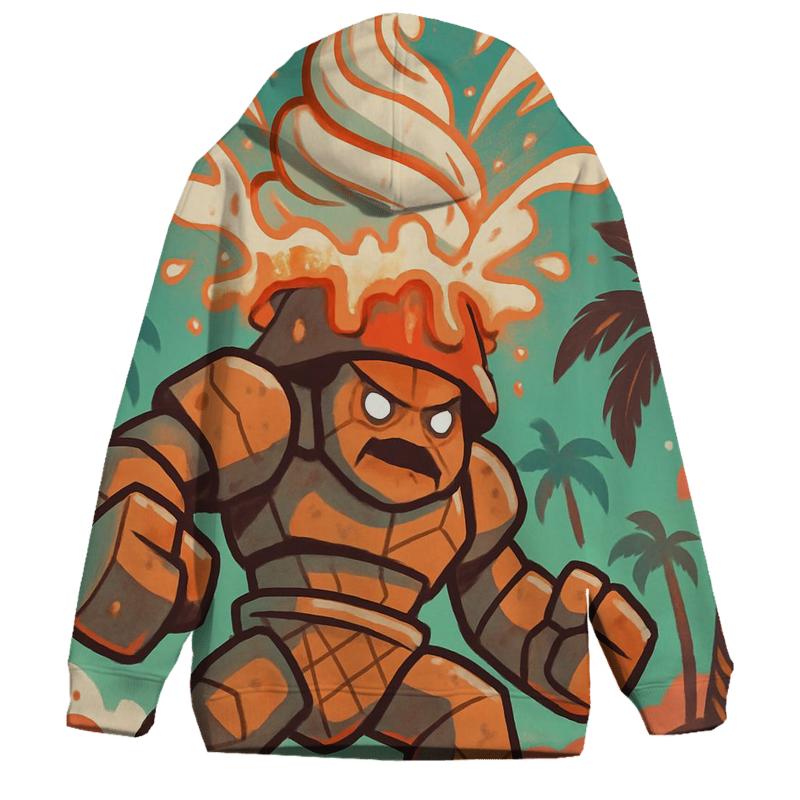 Volcano Gelato Sentinel printed hoodies